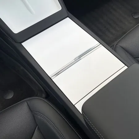 Easy installation process for Tesla Model Y center console wrap
