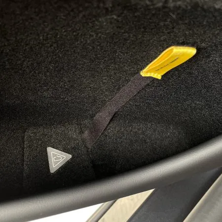 Rear door emergency release straps for Tesla Model Y Juniper