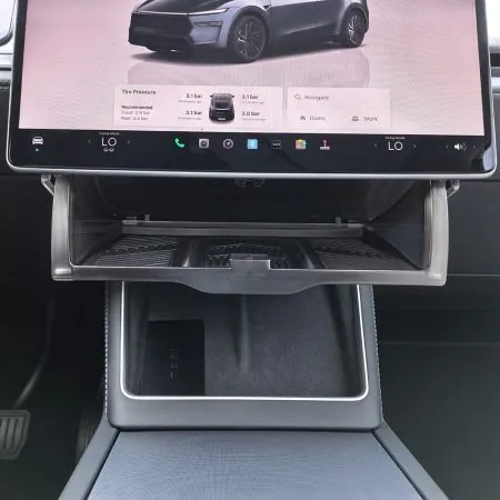 Dashboard area storage cubby for Tesla Model Y Juniper