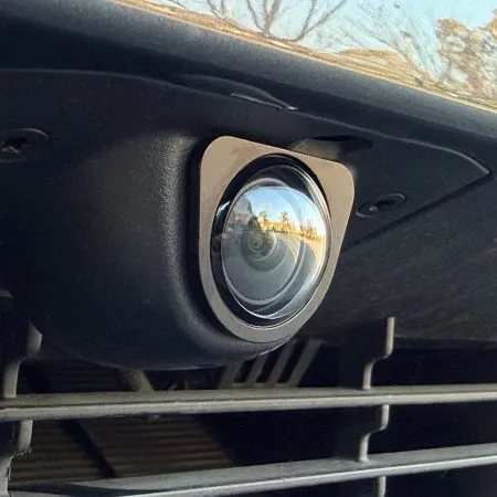 Tesla Model Y Juniper front bumper camera lens protector aluminum tempered glass